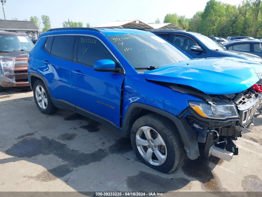 2020 Jeep Compass Latitude Fwd VIN: 3C4NJCBB1LT247070 Lot: 39233225