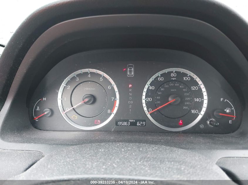 2010 Honda Accord 2.4 Ex-L VIN: 1HGCP2F84AA132192 Lot: 39233235