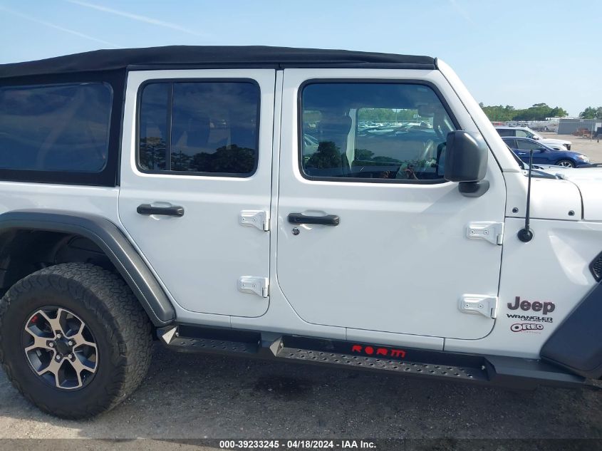 2019 Jeep Wrangler Unlimited Rubicon 4X4 VIN: 1C4HJXFG0KW630047 Lot: 39233245