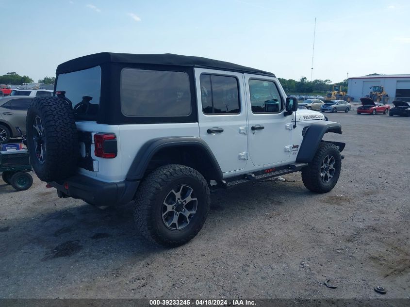 2019 Jeep Wrangler Unlimited Rubicon 4X4 VIN: 1C4HJXFG0KW630047 Lot: 39233245