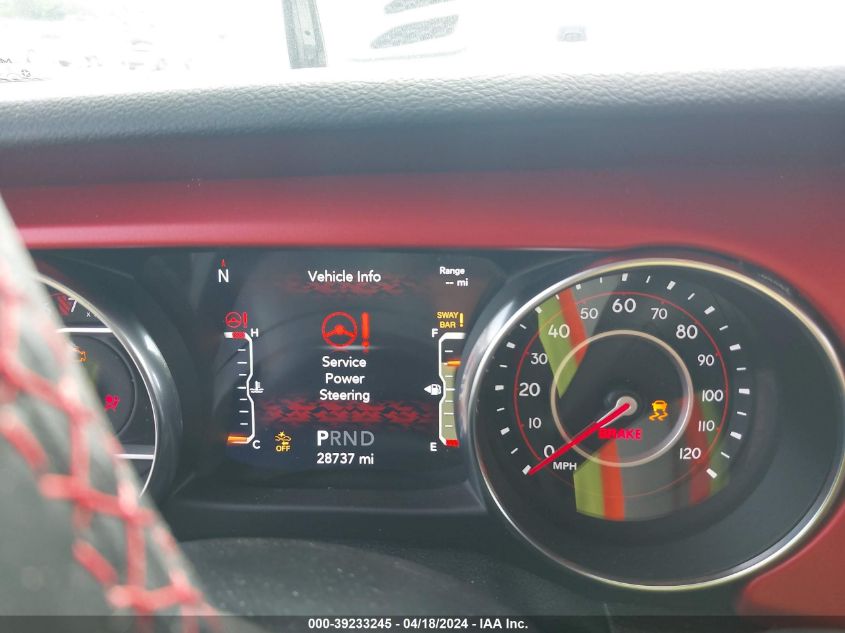 2019 Jeep Wrangler Unlimited Rubicon 4X4 VIN: 1C4HJXFG0KW630047 Lot: 39233245