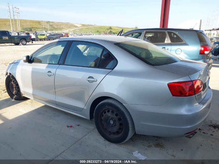 2012 Volkswagen Jetta 2.5L Se VIN: 3VWDP7AJ7CM338992 Lot: 39233273