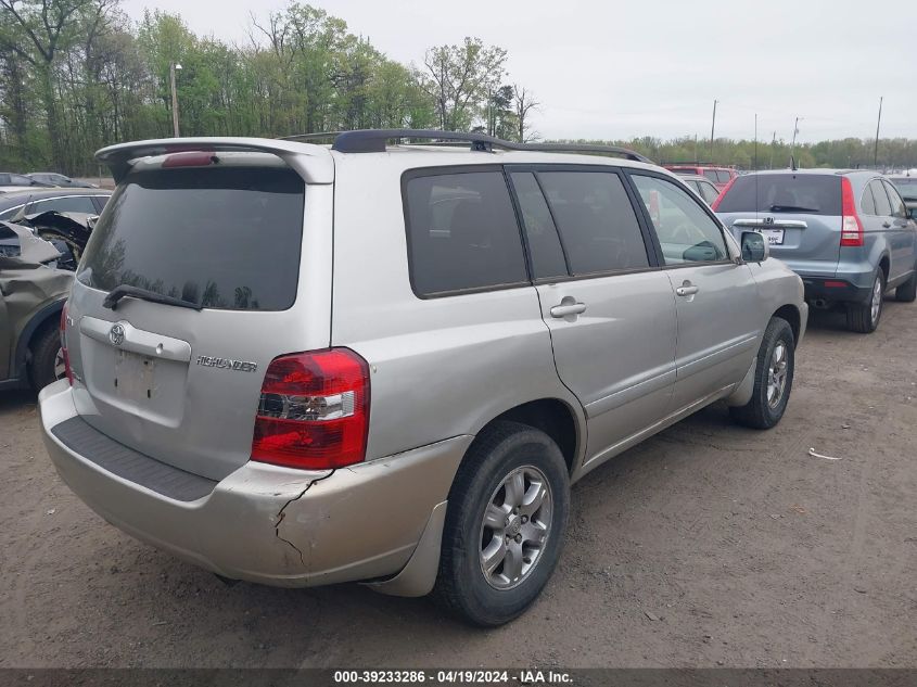 2007 Toyota Highlander Sport VIN: JTEHP21A670198008 Lot: 39233286