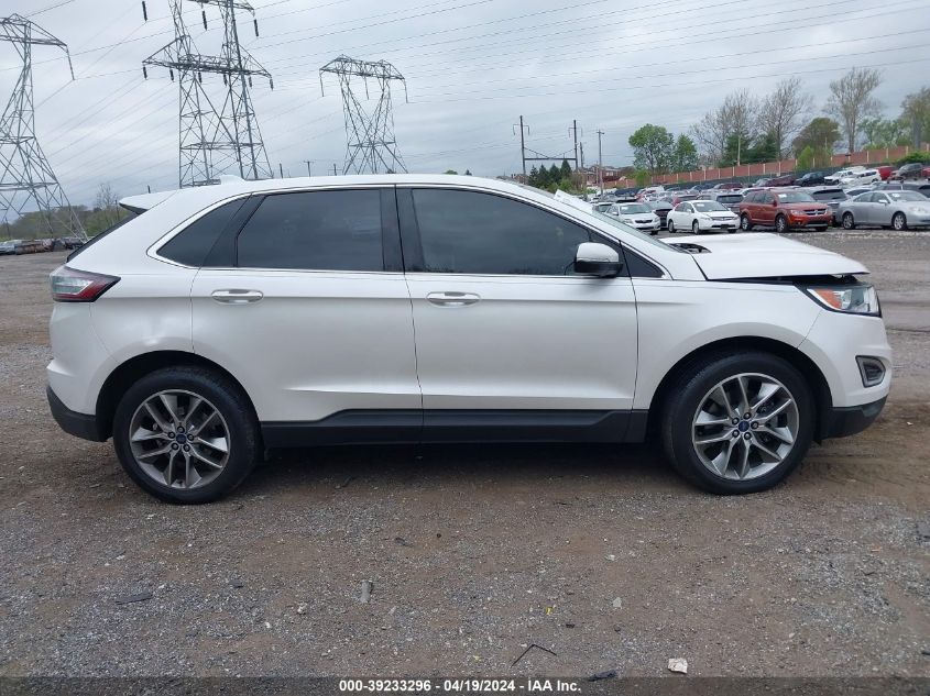 2018 Ford Edge Titanium VIN: 2FMPK4K82JBC21940 Lot: 39233296