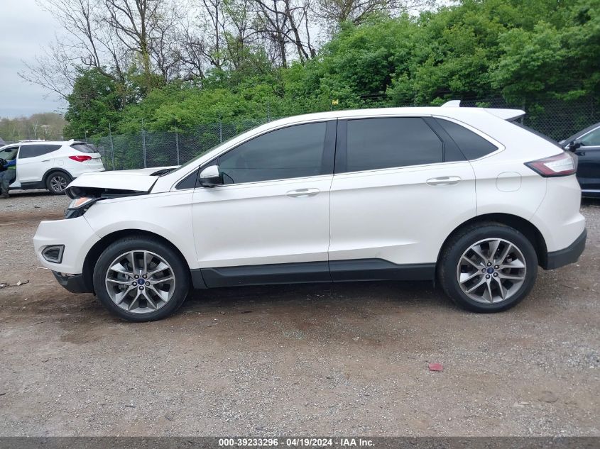 2018 Ford Edge Titanium VIN: 2FMPK4K82JBC21940 Lot: 39233296