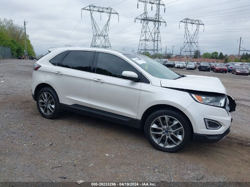2018 Ford Edge Titanium VIN: 2FMPK4K82JBC21940 Lot: 39233296