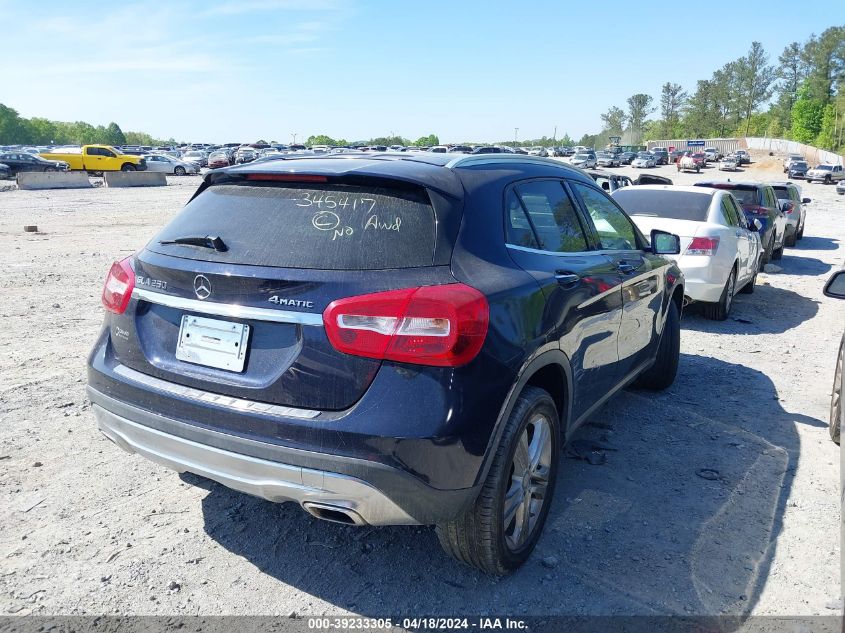 2017 Mercedes-Benz Gla 250 4Matic VIN: WDCTG4GB3HJ345417 Lot: 39233305