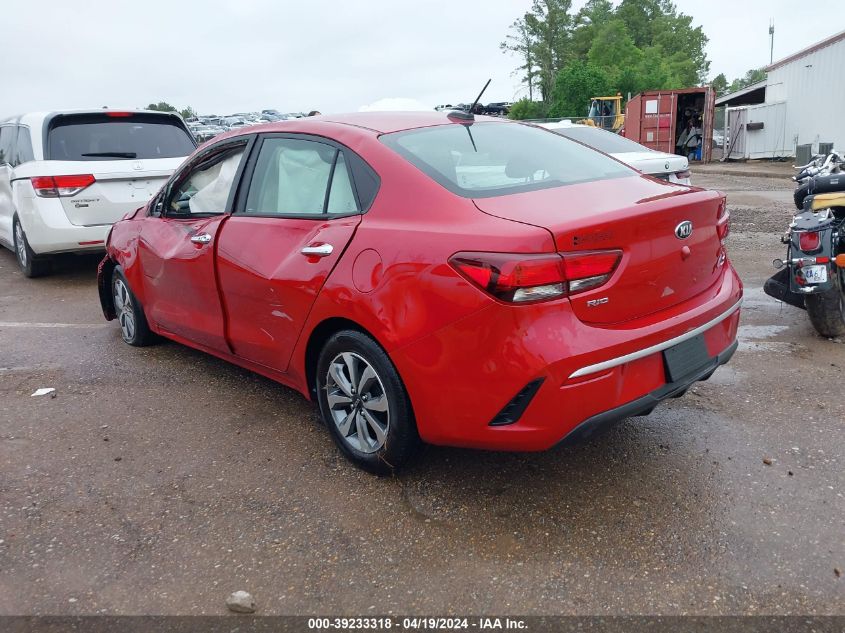 2021 Kia Rio S VIN: 3KPA24AD4ME376463 Lot: 39233318