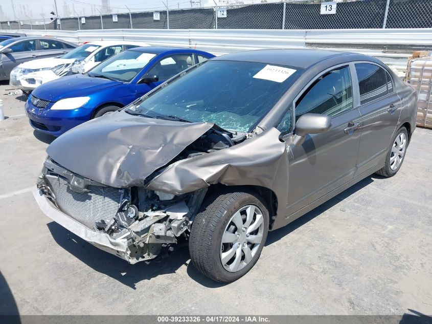 2008 Honda Civic Lx VIN: 2HGFA16568H334980 Lot: 39233326