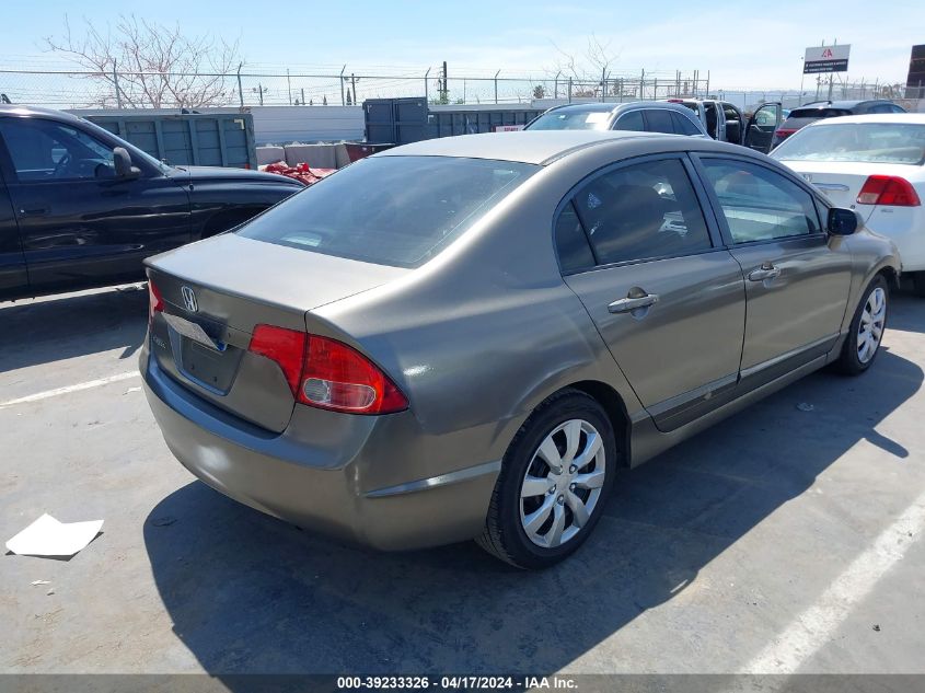 2008 Honda Civic Lx VIN: 2HGFA16568H334980 Lot: 39233326