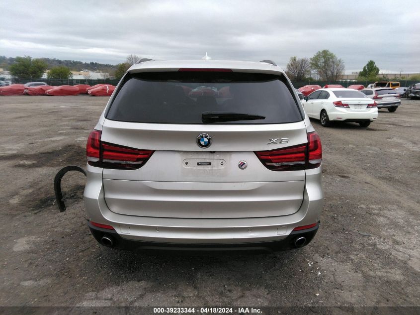 2016 BMW X5 xDrive35I VIN: 5UXKR0C51G0U07887 Lot: 39233344