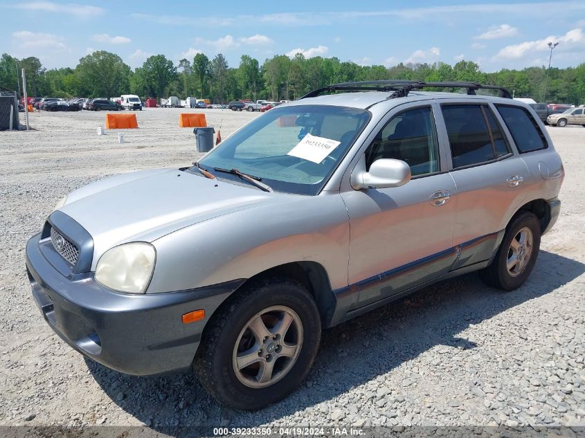 2001 Hyundai Santa Fe 2.7L V6 Gls/2.7L V6 Lx VIN: KM8SC83D61U074719 Lot: 39233350