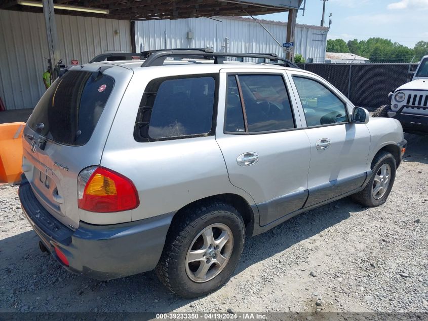 2001 Hyundai Santa Fe 2.7L V6 Gls/2.7L V6 Lx VIN: KM8SC83D61U074719 Lot: 39233350