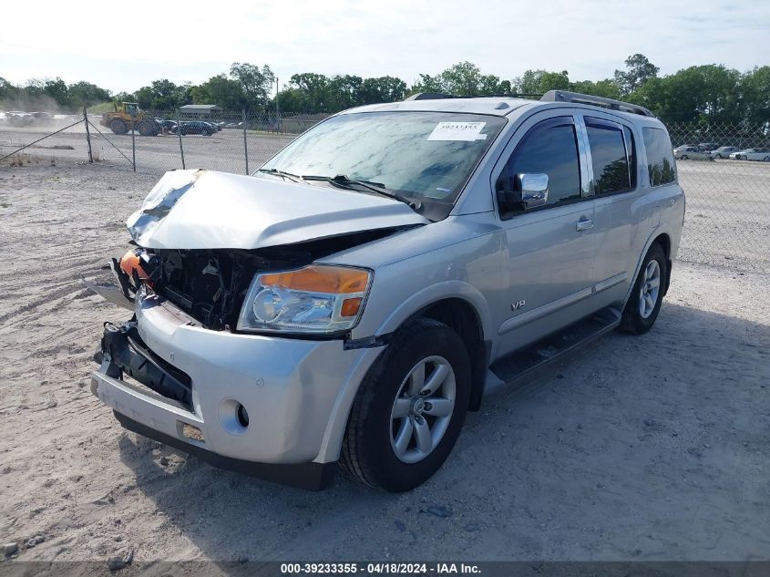 2008 Nissan Armada Se VIN: 5N1BA08D88N630811 Lot: 39233355