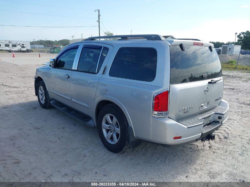 2008 Nissan Armada Se VIN: 5N1BA08D88N630811 Lot: 39233355