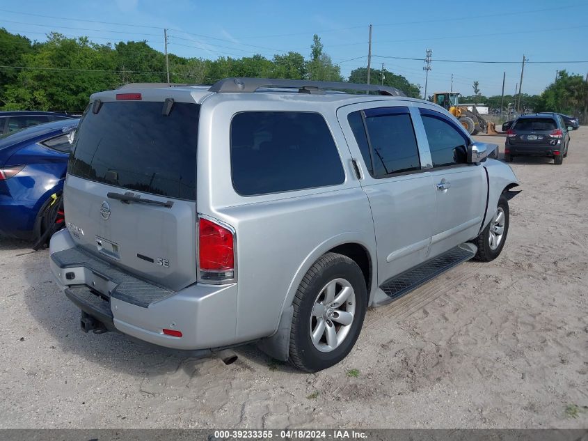 2008 Nissan Armada Se VIN: 5N1BA08D88N630811 Lot: 39233355