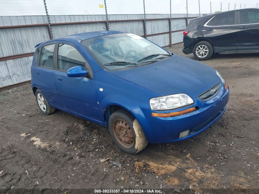 2007 Chevrolet Aveo 5 Ls VIN: KL1TD66617B762274 Lot: 39233357