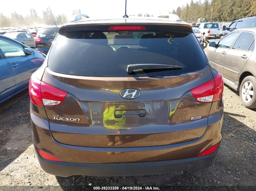 2014 Hyundai Tucson Se VIN: KM8JUCAG6EU789997 Lot: 39233359