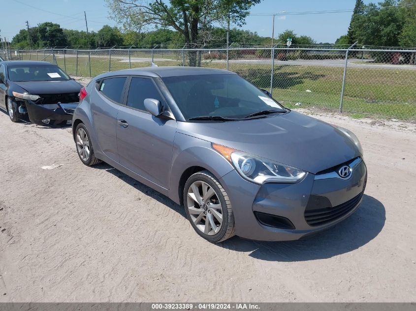 2016 Hyundai Veloster VIN: KMHTC6ADXGU289976 Lot: 39233389