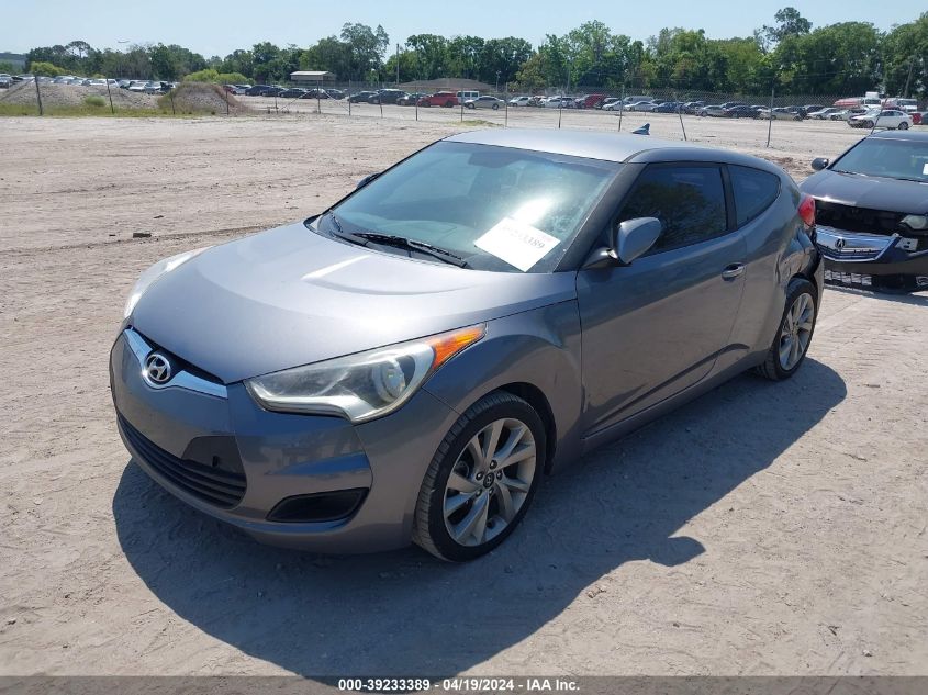 2016 Hyundai Veloster VIN: KMHTC6ADXGU289976 Lot: 39233389