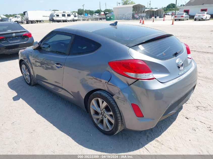 2016 Hyundai Veloster VIN: KMHTC6ADXGU289976 Lot: 39233389