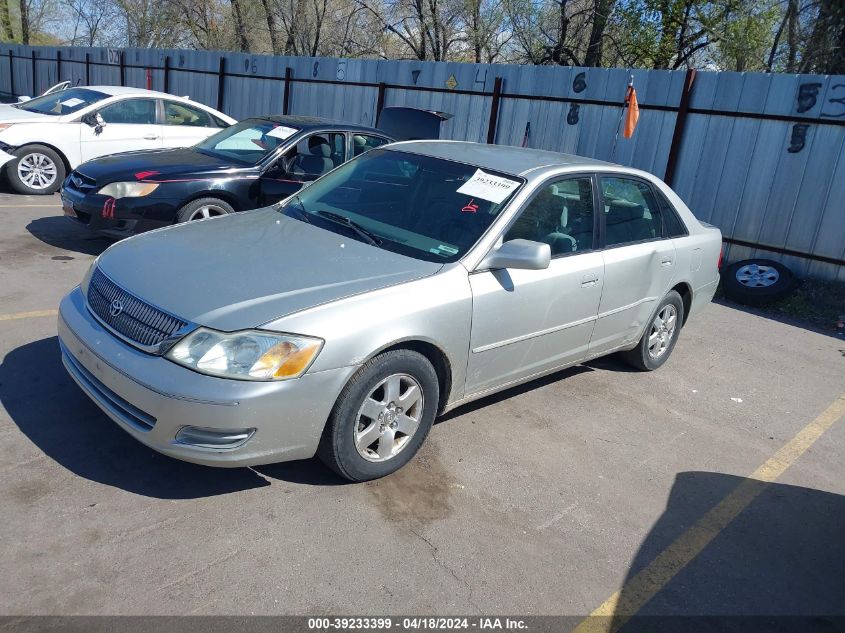 2000 Toyota Avalon Xl VIN: 4T1BF28B5YU080579 Lot: 39233399