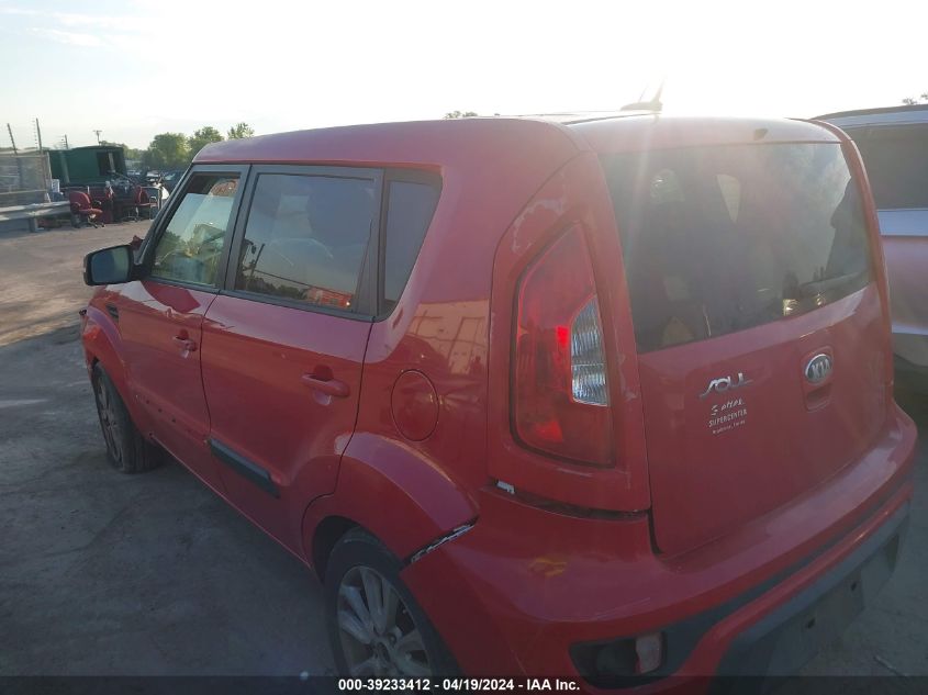 2013 Kia Soul + VIN: KNDJT2A60D7491208 Lot: 39233412