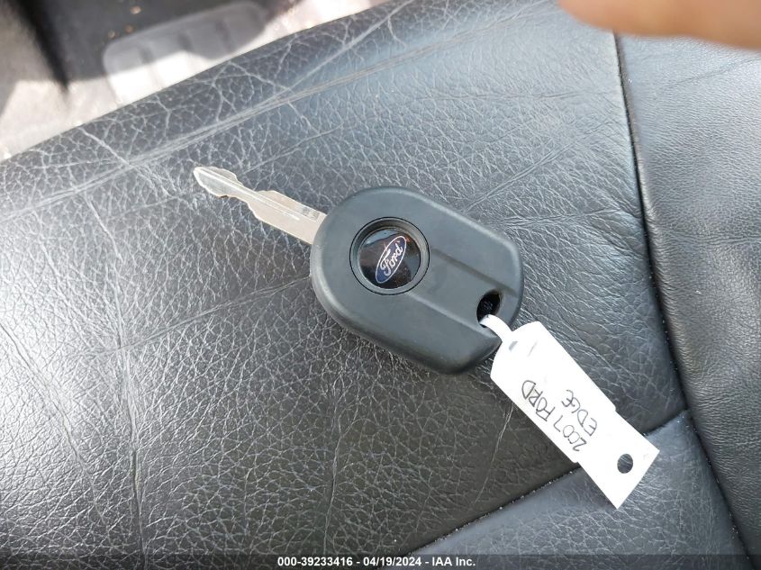 2007 Ford Edge Sel Plus VIN: 2FMDK49C67BB58038 Lot: 39233416