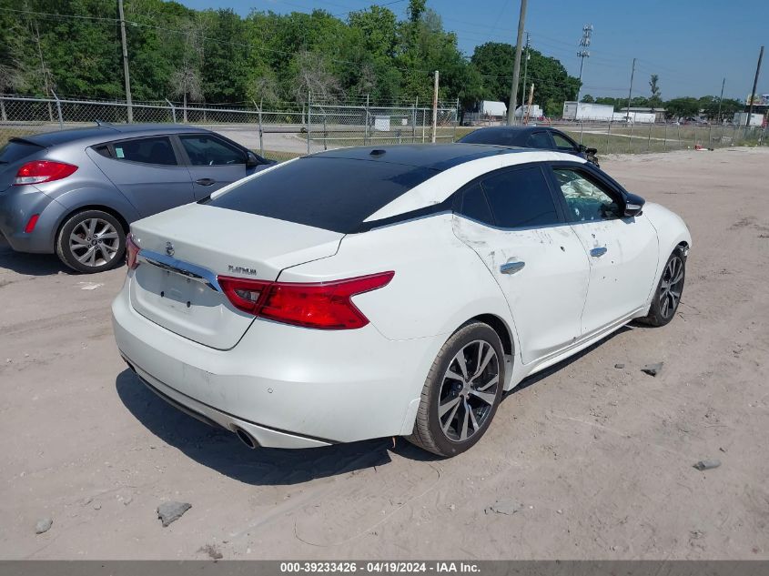 2018 Nissan Maxima 3.5 Platinum VIN: 1N4AA6AP8JC370280 Lot: 39233426