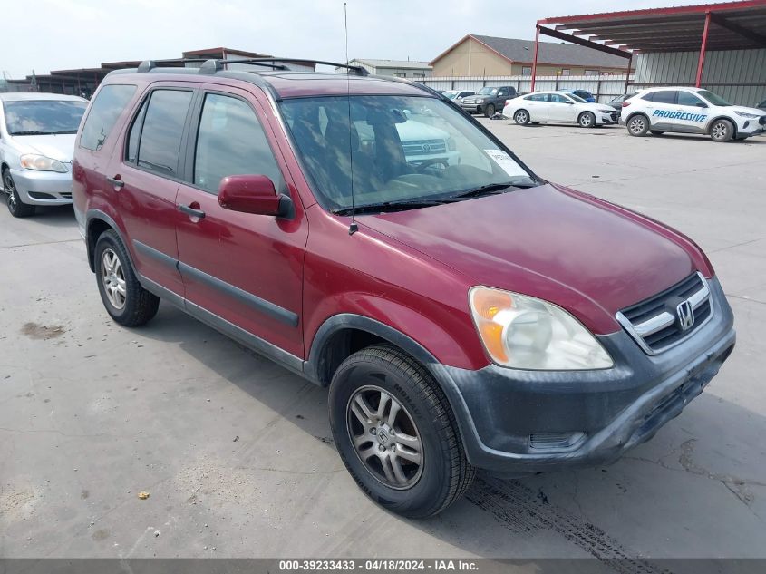 2003 Honda Cr-V Ex VIN: JHLRD78873C015535 Lot: 39233433