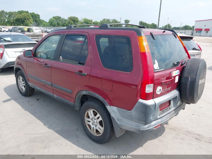 2003 Honda Cr-V Ex VIN: JHLRD78873C015535 Lot: 39233433