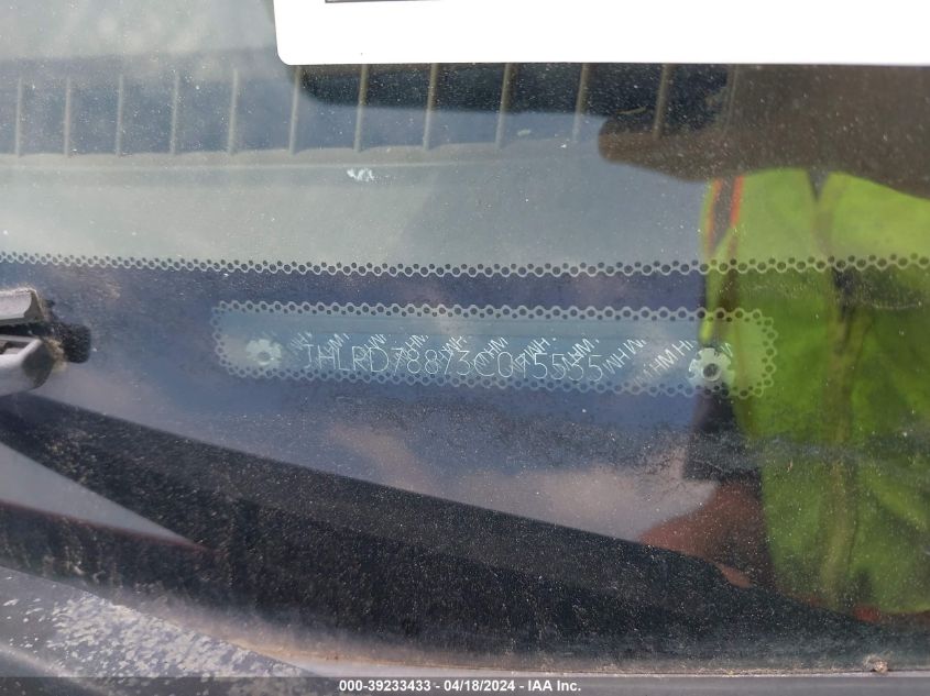 2003 Honda Cr-V Ex VIN: JHLRD78873C015535 Lot: 39233433