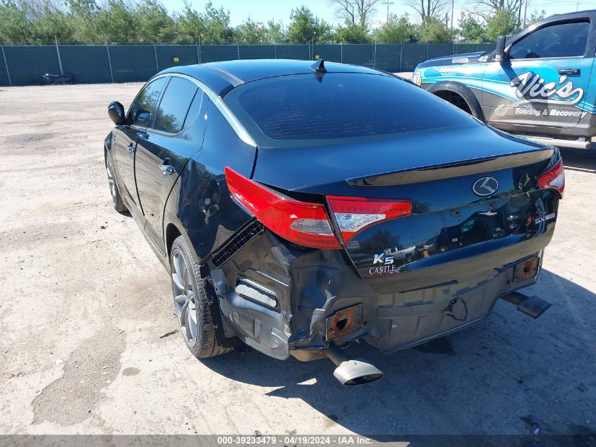 2012 Kia Optima Sx VIN: 5XXGR4A62CG001619 Lot: 39233479