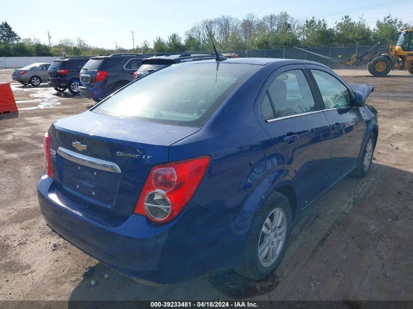 2014 Chevrolet Sonic Lt Auto VIN: 1G1JC5SH1E4226603 Lot: 39233481