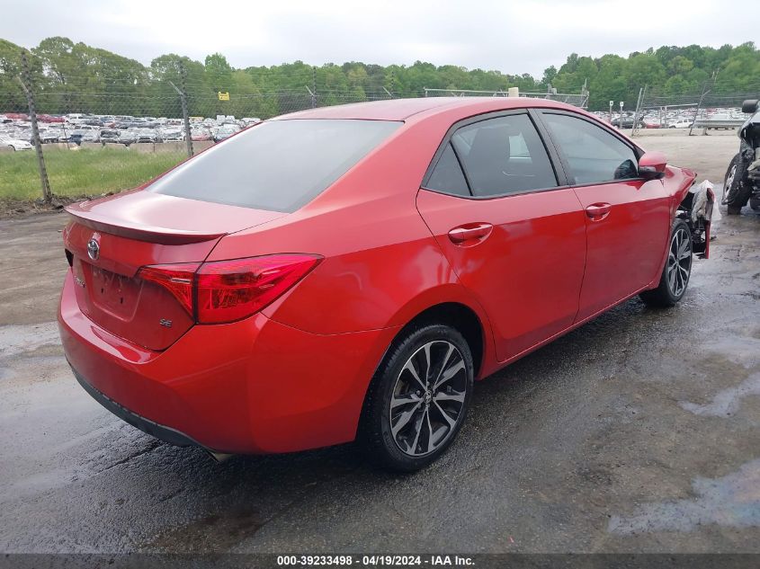 2017 Toyota Corolla Se VIN: 5YFBURHE5HP678729 Lot: 39233498