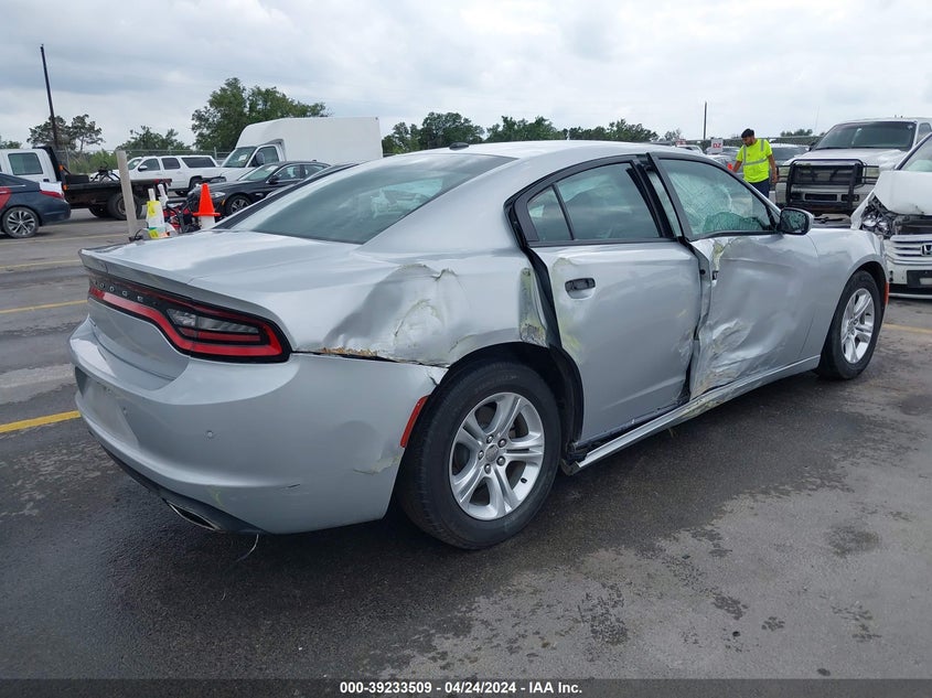 VIN 2C3CDXBG0MH632460 2021 DODGE CHARGER SXT RWD