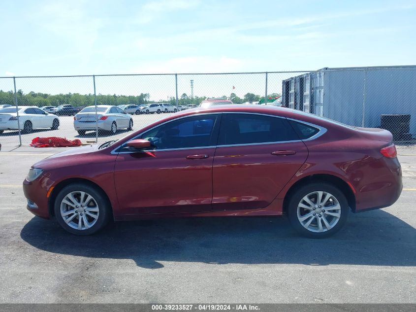 2016 Chrysler 200 Limited VIN: 1C3CCCAB8GN121964 Lot: 39233527