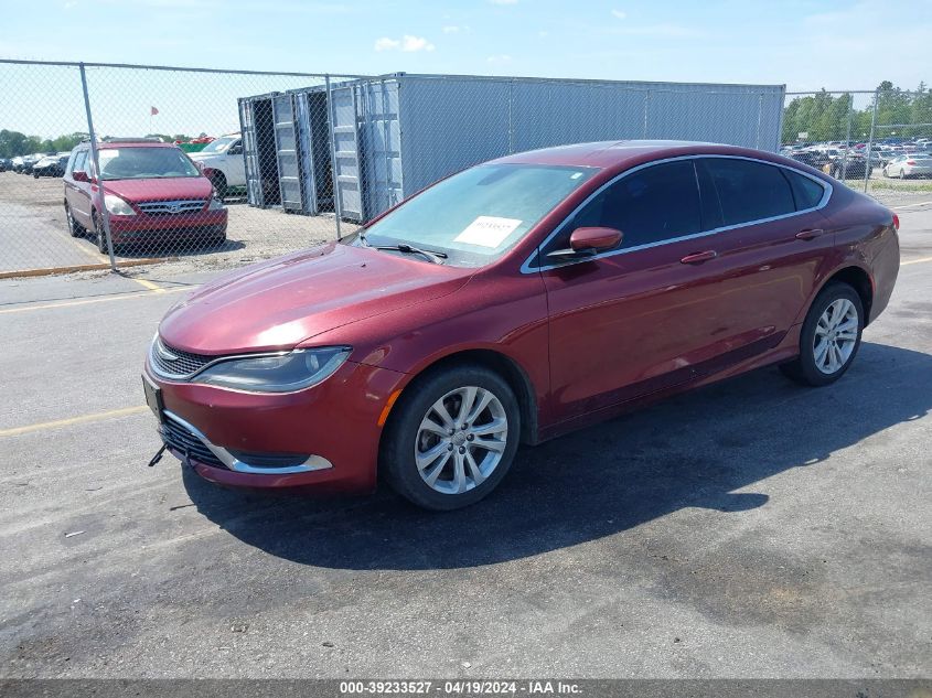 2016 Chrysler 200 Limited VIN: 1C3CCCAB8GN121964 Lot: 39233527