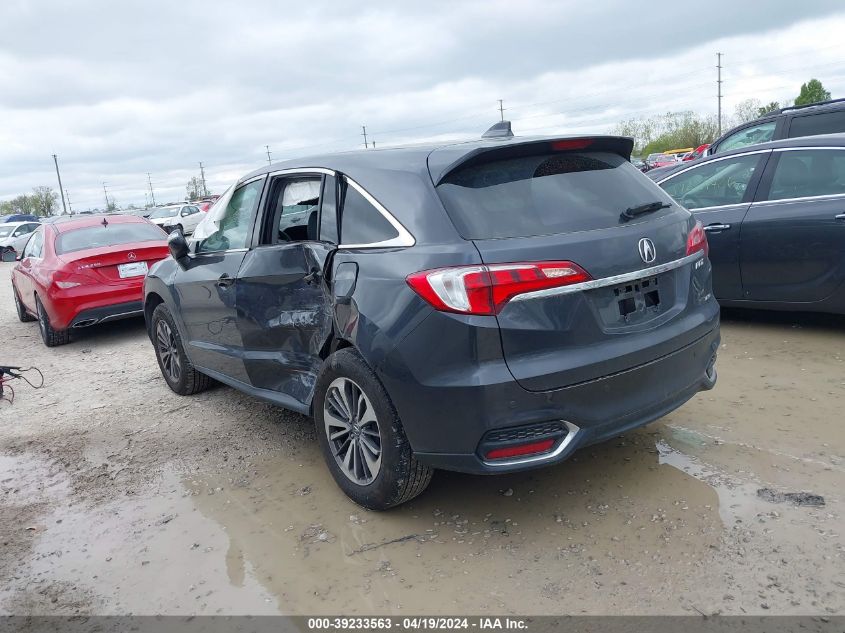 2016 Acura Rdx Advance Package VIN: 5J8TB4H72GL023838 Lot: 39233563