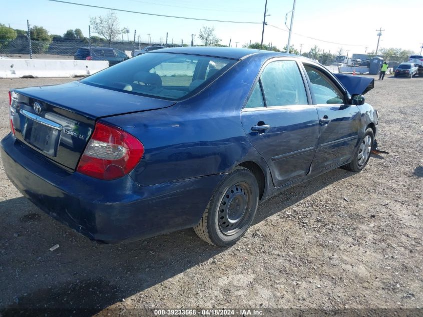2003 Toyota Camry Le VIN: 4T1BE32K63U205860 Lot: 11985766