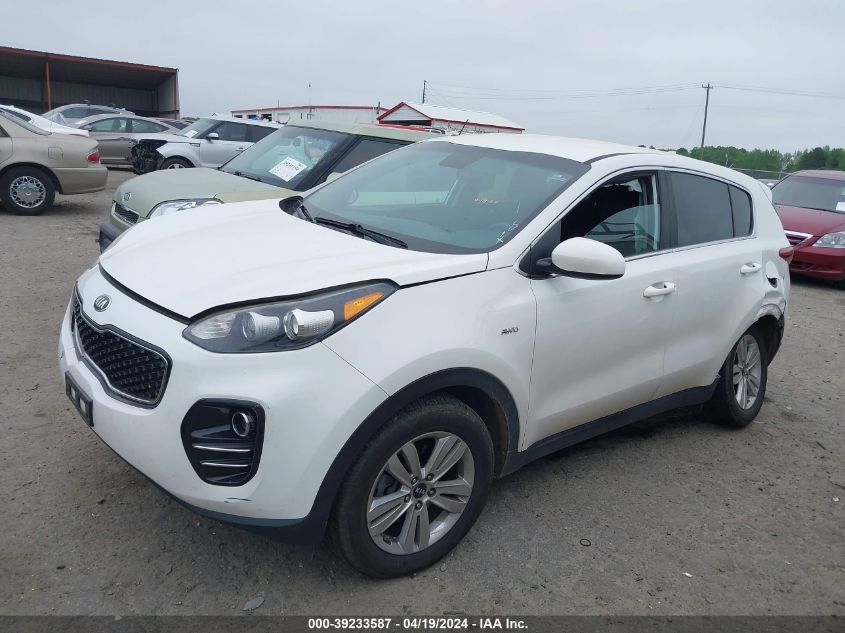 2017 Kia Sportage Lx VIN: KNDPMCAC8H7096430 Lot: 39233587