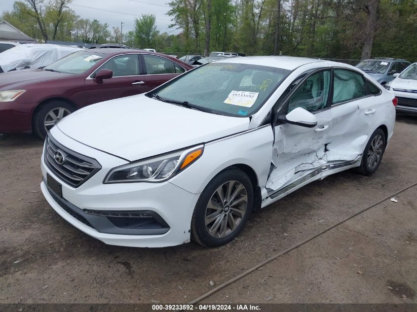 2016 Hyundai Sonata Sport VIN: 5NPE34AF5GH400723 Lot: 39233592