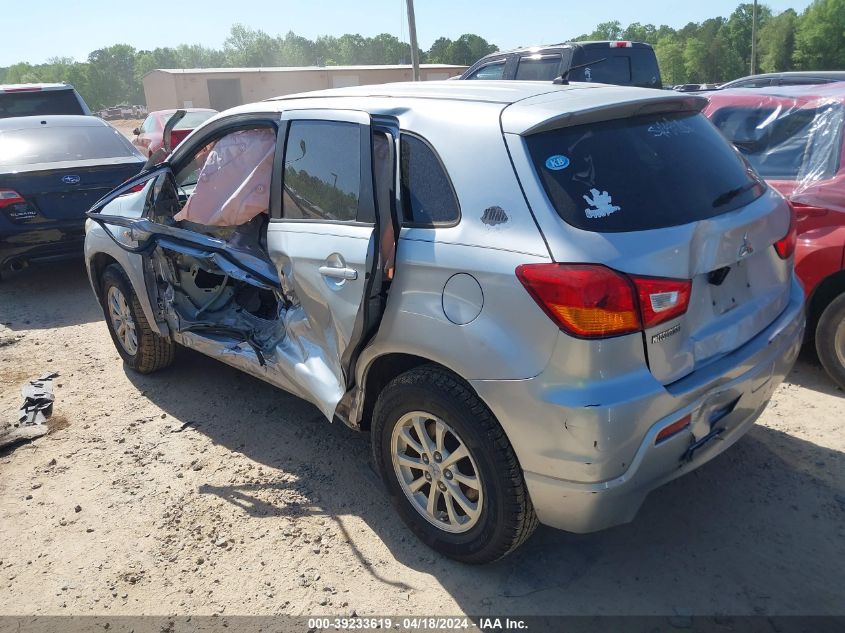 2011 Mitsubishi Outlander Sport Es VIN: JA4AP3AU0BZ016923 Lot: 39233619