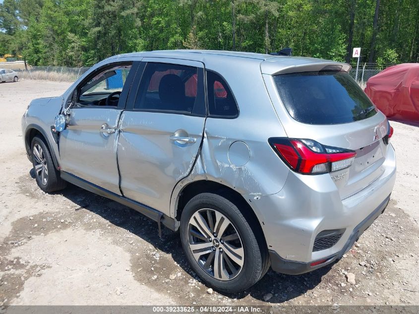 2020 Mitsubishi Outlander Sport 2.0 Be VIN: JA4AP3AU2LU022138 Lot: 39233625