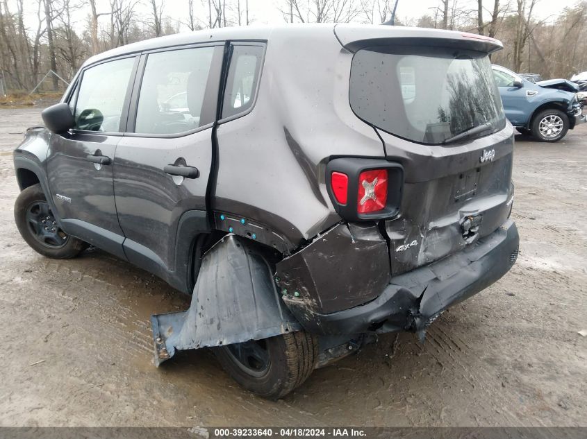 2020 Jeep Renegade Sport 4X4 VIN: ZACNJBAB5LPL47298 Lot: 39233640