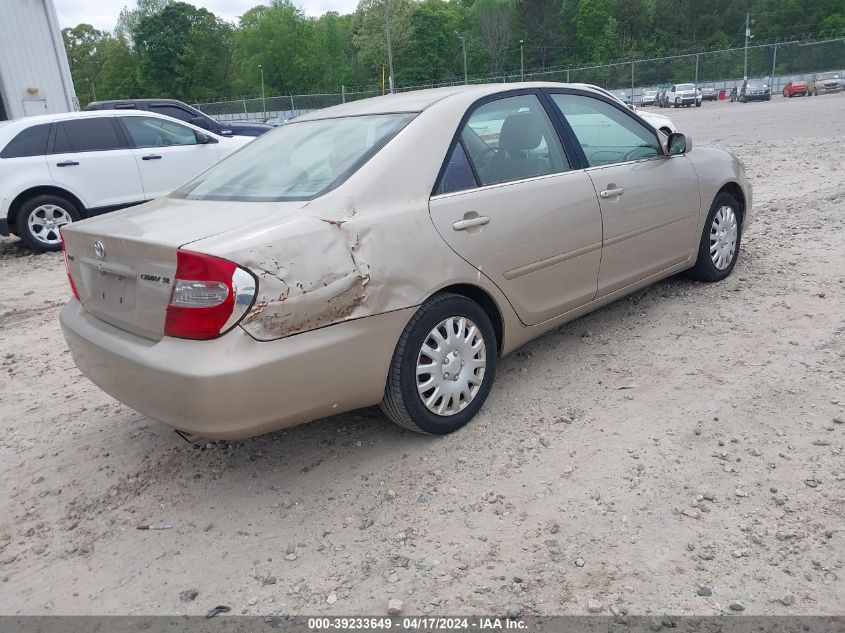 2004 Toyota Camry Se VIN: 4T1BE30K84U861482 Lot: 45350834