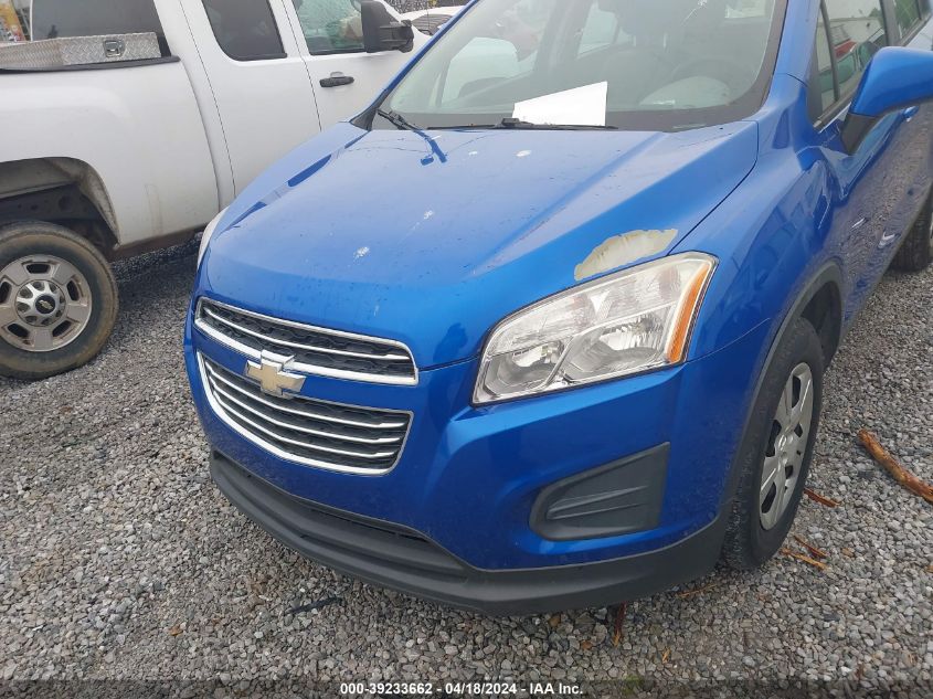 2016 Chevrolet Trax 1Ls VIN: KL7CJKSBXGB720504 Lot: 11990964