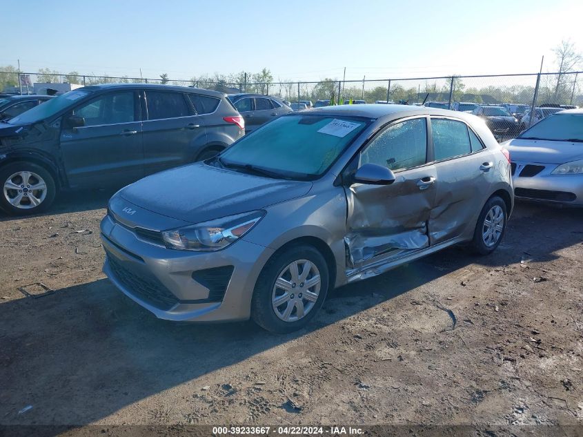 2022 Kia Rio 5-Door S VIN: 3KPA25ADXNE468362 Lot: 48416004