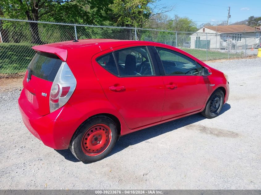 2014 Toyota Prius C One VIN: JTDKDTB35E1059522 Lot: 39233676