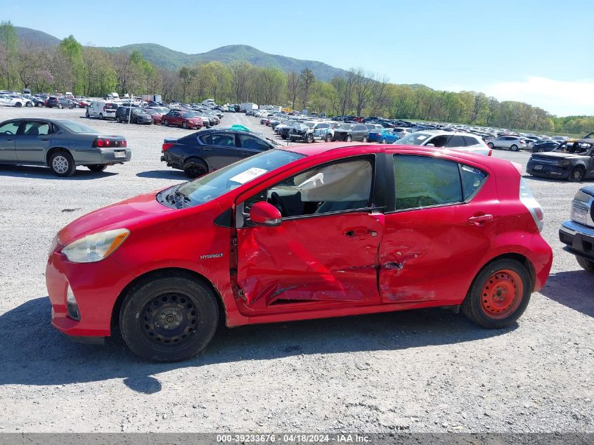 2014 Toyota Prius C One VIN: JTDKDTB35E1059522 Lot: 39233676